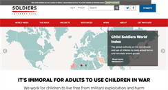 Desktop Screenshot of child-soldiers.org