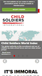 Mobile Screenshot of child-soldiers.org